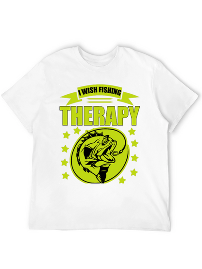 Fishing Therapy Graphic T-Shirt