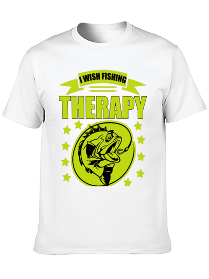 Fishing Therapy Graphic T-Shirt