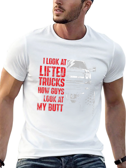 Lifted Truck Graphic T-Shirt for Men - Black