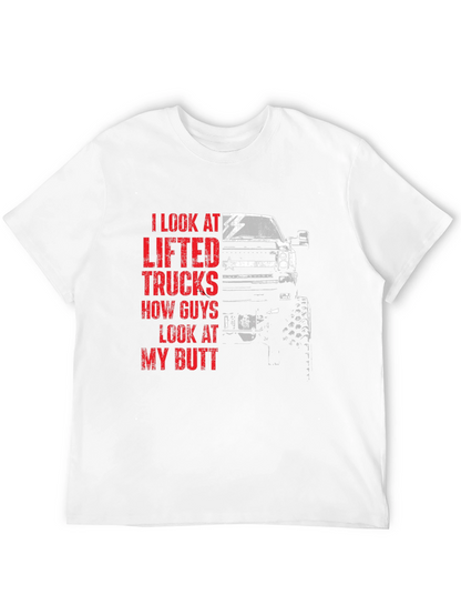 Lifted Truck Graphic T-Shirt for Men - Black