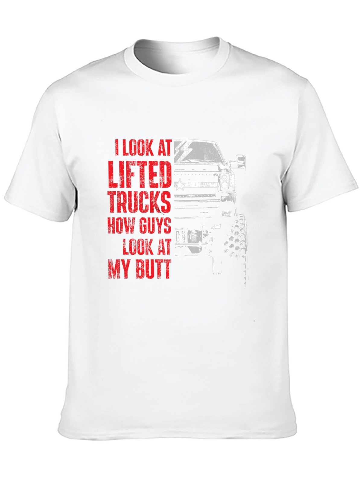 Lifted Truck Graphic T-Shirt for Men - Black