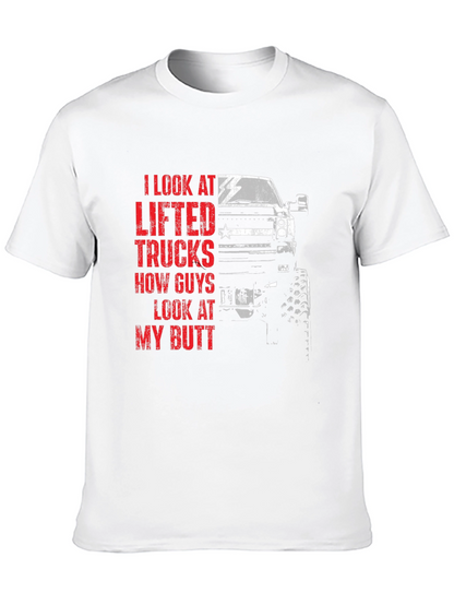 Lifted Truck Graphic T-Shirt for Men - Black