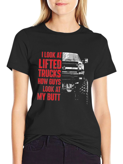 Lifted Truck Graphic T-Shirt for Men - Black