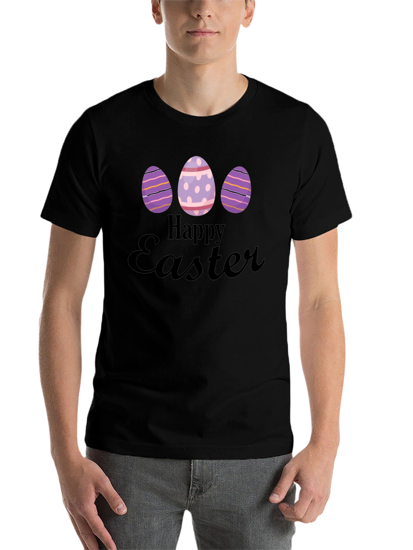 Happy Easter Egg T-Shirt - Holiday Celebration Apparel