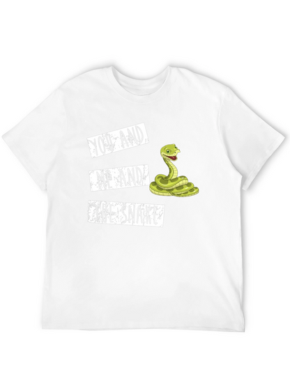 You and Me and the Snake Graphic Tee