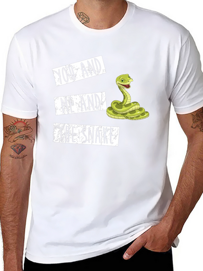 You and Me and the Snake Graphic Tee