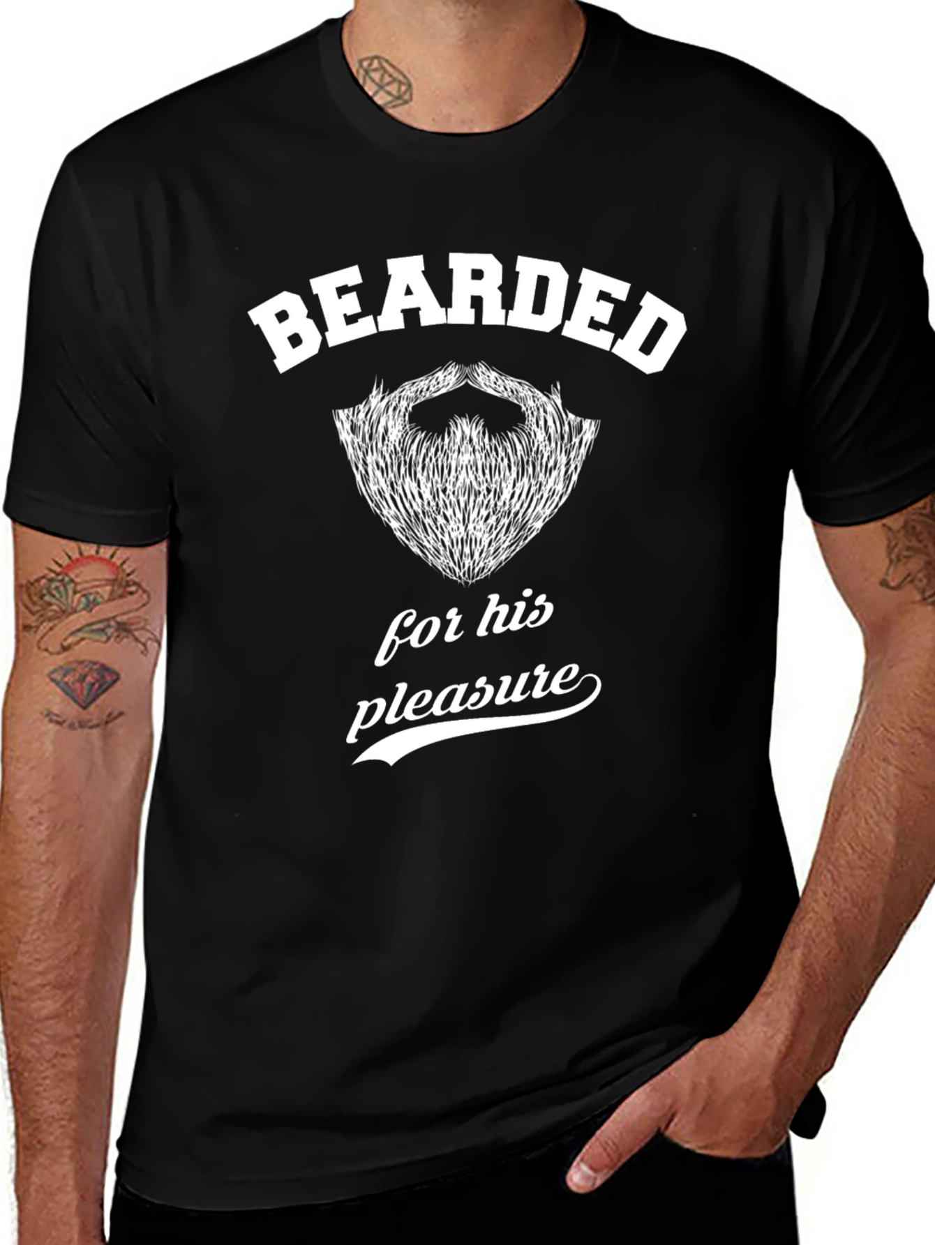 Bearded for His Pleasure Graphic T-Shirt