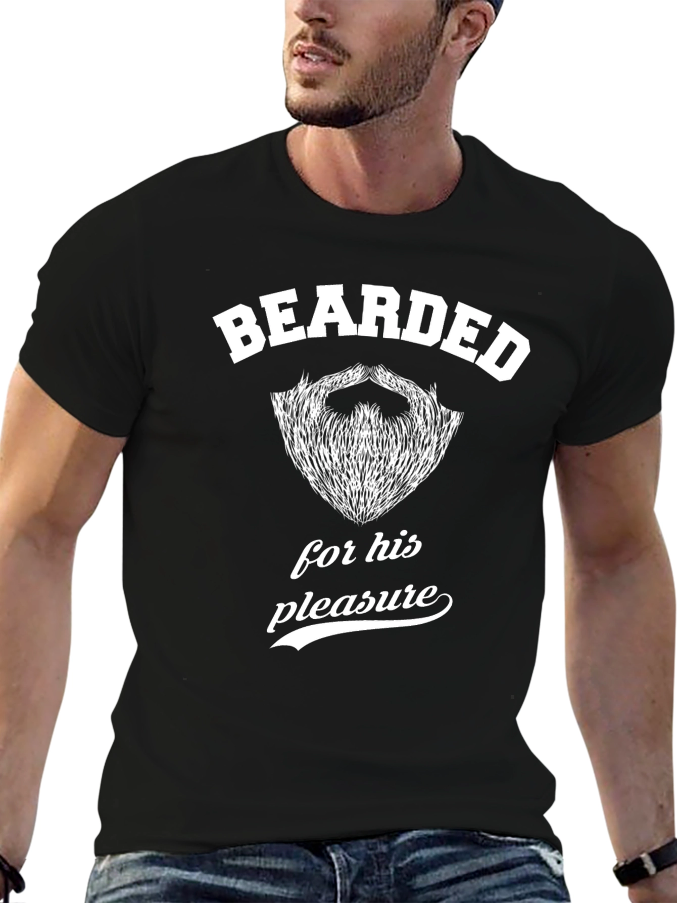 Bearded for His Pleasure Graphic T-Shirt