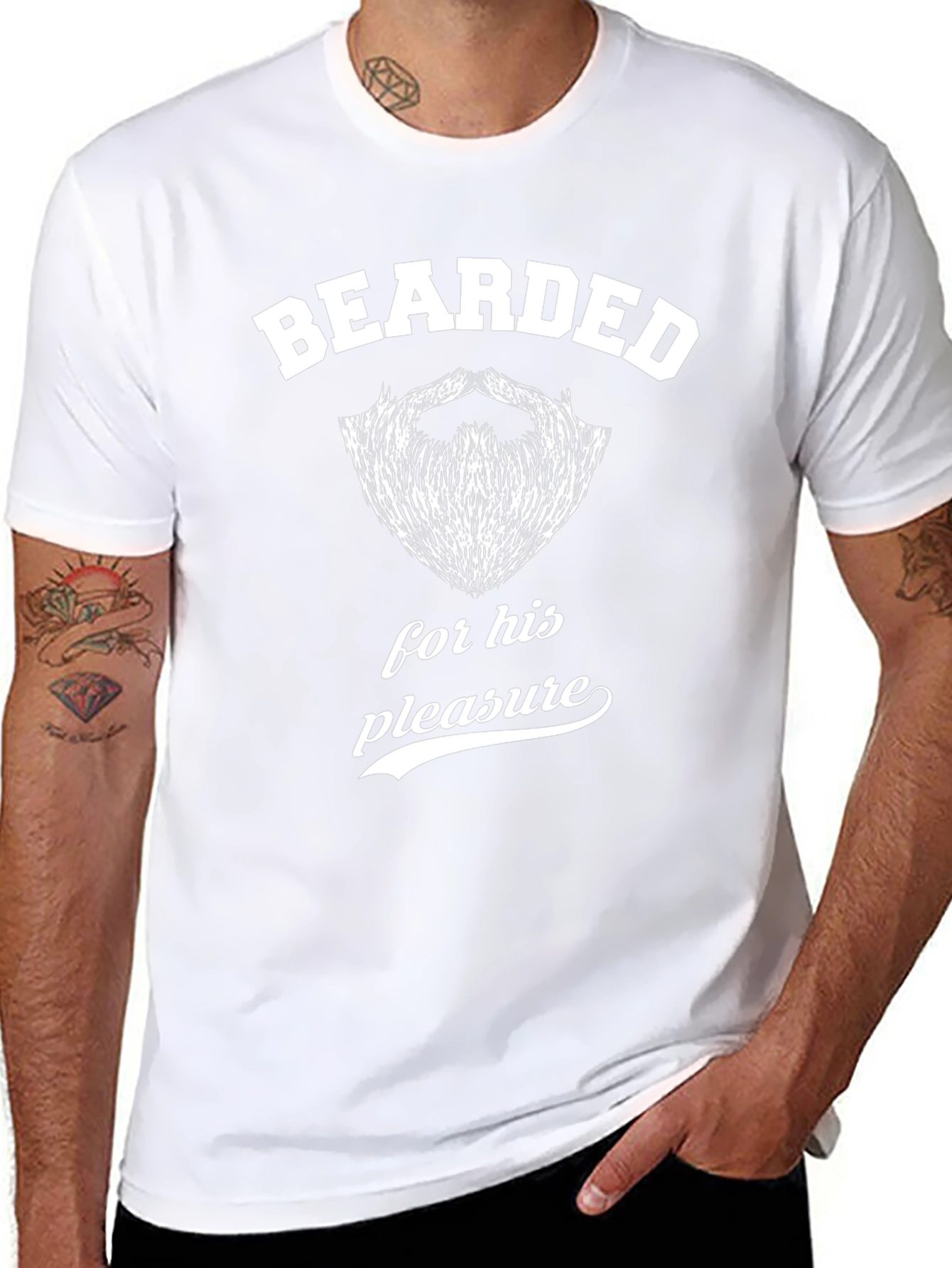 Bearded for His Pleasure Graphic T-Shirt