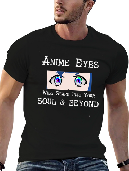 Anime Eyes Stare T-Shirt - Unique Graphic Tee