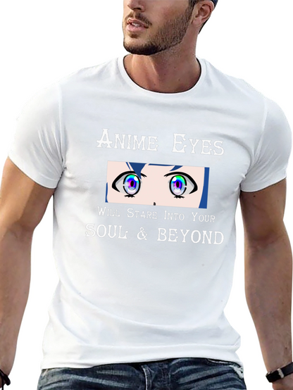 Anime Eyes Stare T-Shirt - Unique Graphic Tee