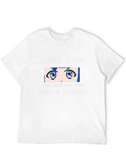 Anime Eyes Stare T-Shirt - Unique Graphic Tee