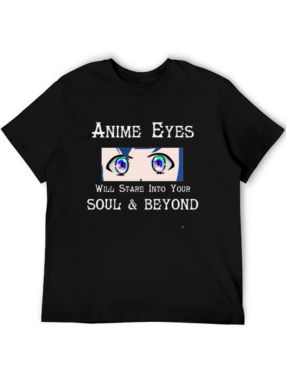 Anime Eyes Stare T-Shirt - Unique Graphic Tee