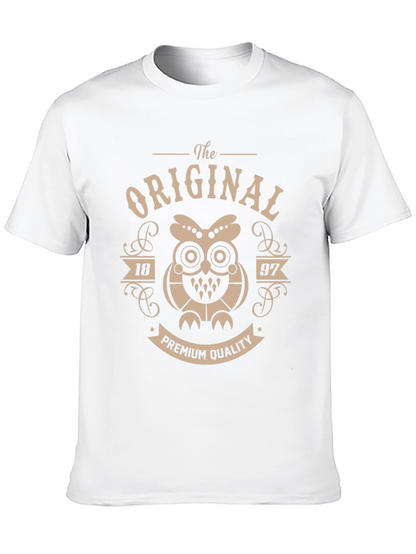 The Original 1897 Premium Quality Owl Black T-Shirt