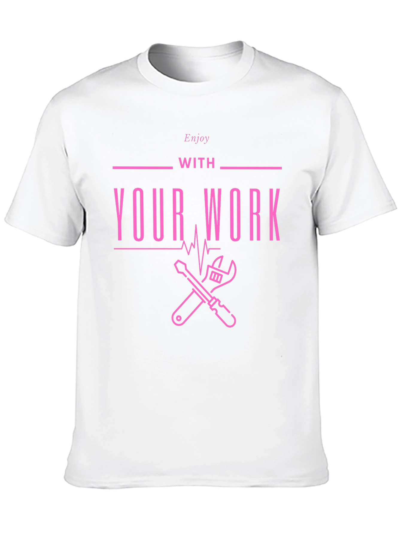 Enjoy Your Work Graphic Tee - Black