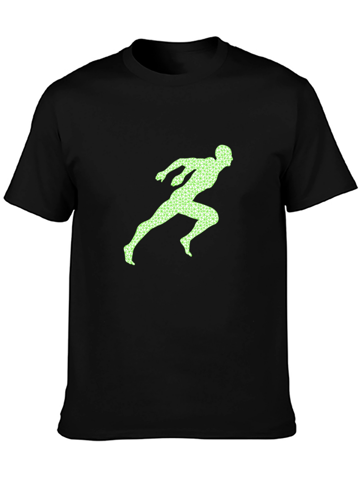 Runner Graphic Tee - Black Casual Shirt