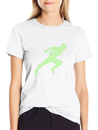 Runner Graphic Tee - Black Casual Shirt