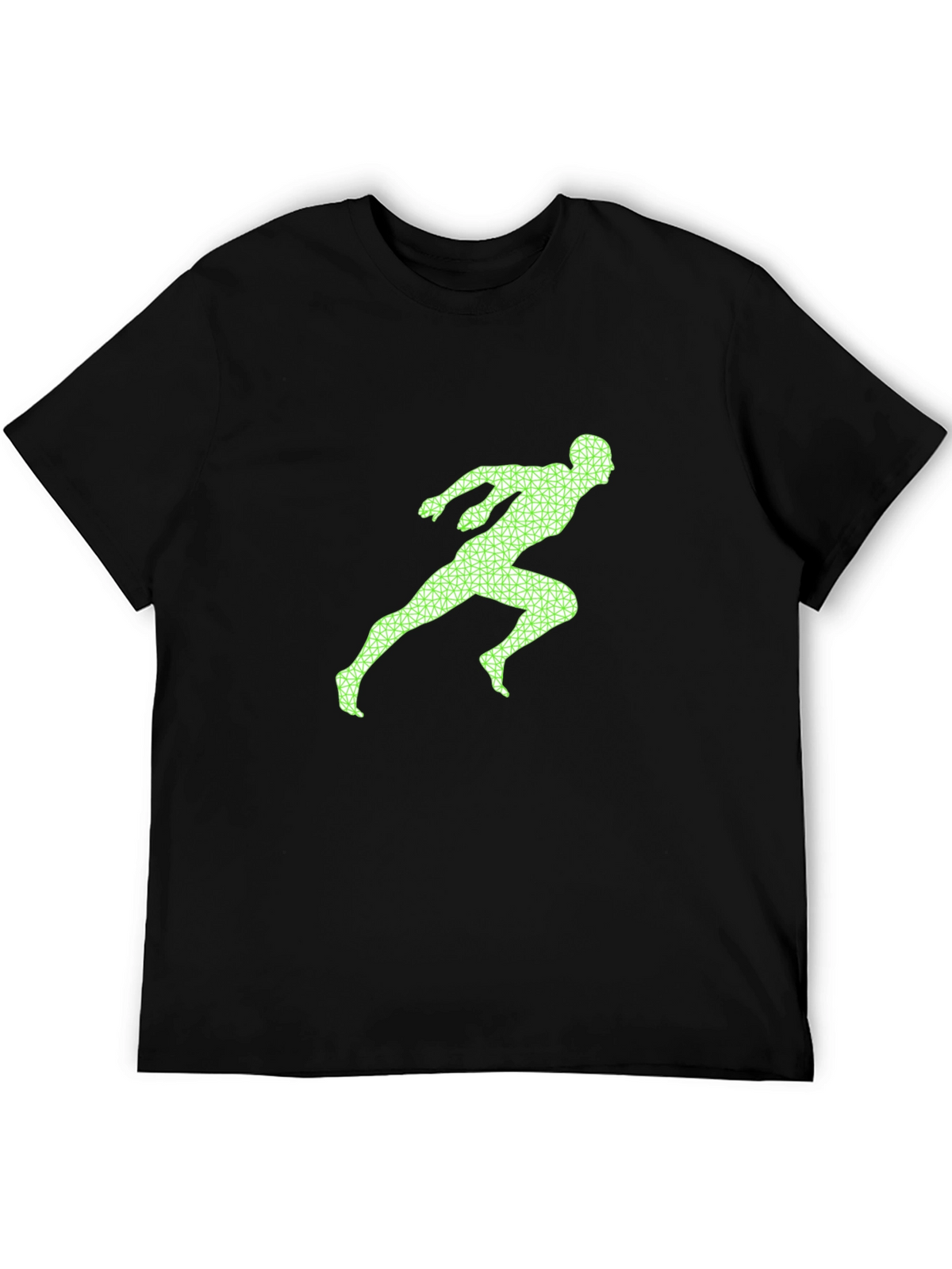 Runner Graphic Tee - Black Casual Shirt