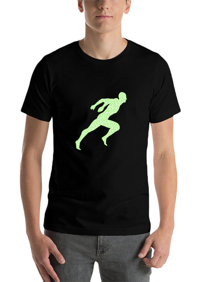 Runner Graphic Tee - Black Casual Shirt