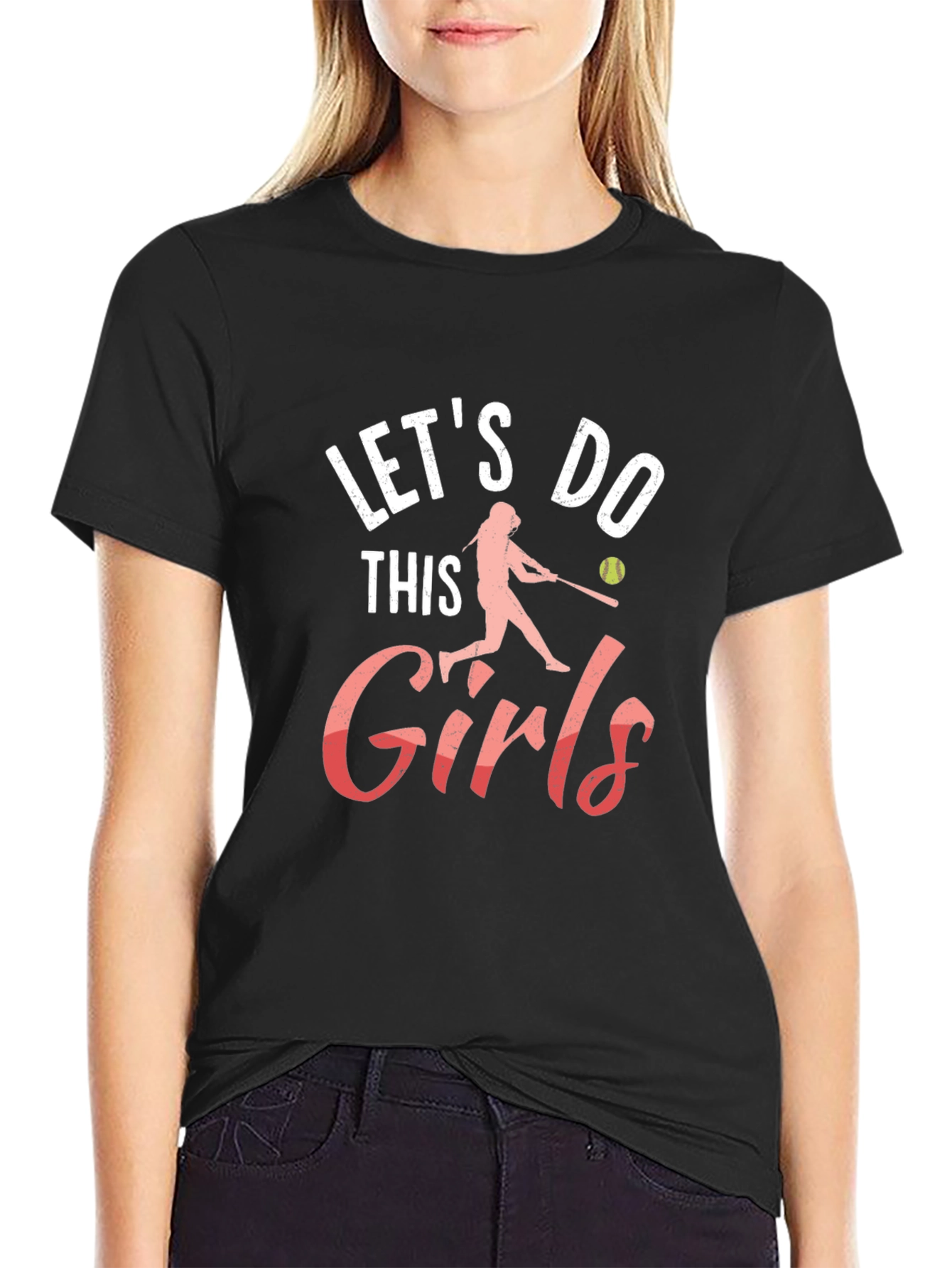 Lets Do This Girls Graphic T-Shirt