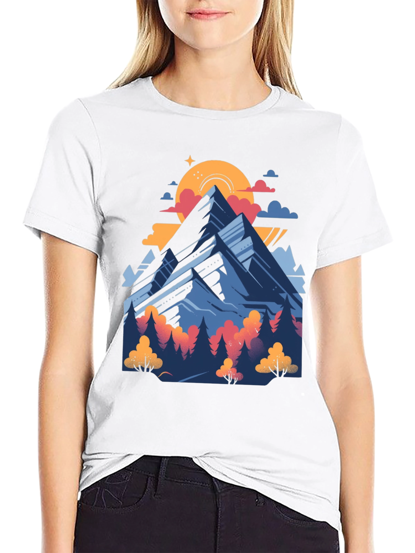 Mountain Graphic Tee - Nature Adventure Shirt