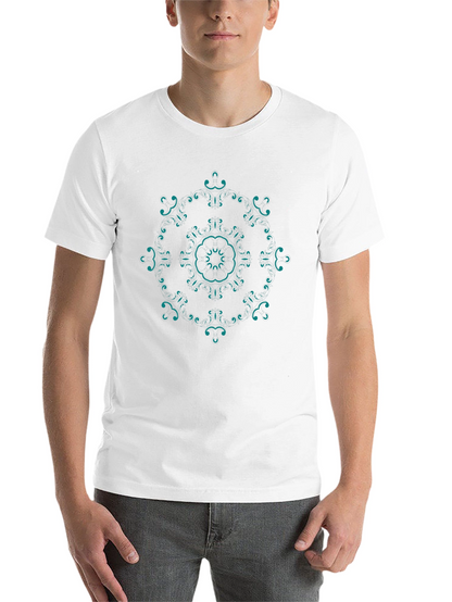 Stylish Mandala Graphic T-Shirt - Black