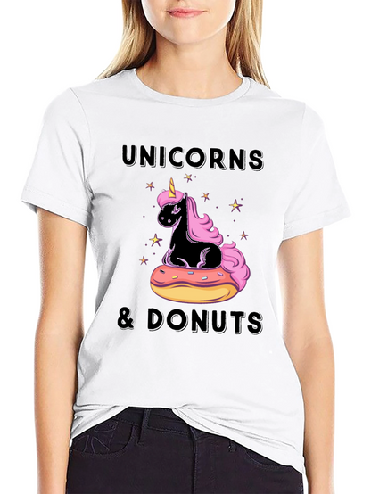 Unicorns & Donuts Graphic T-Shirt