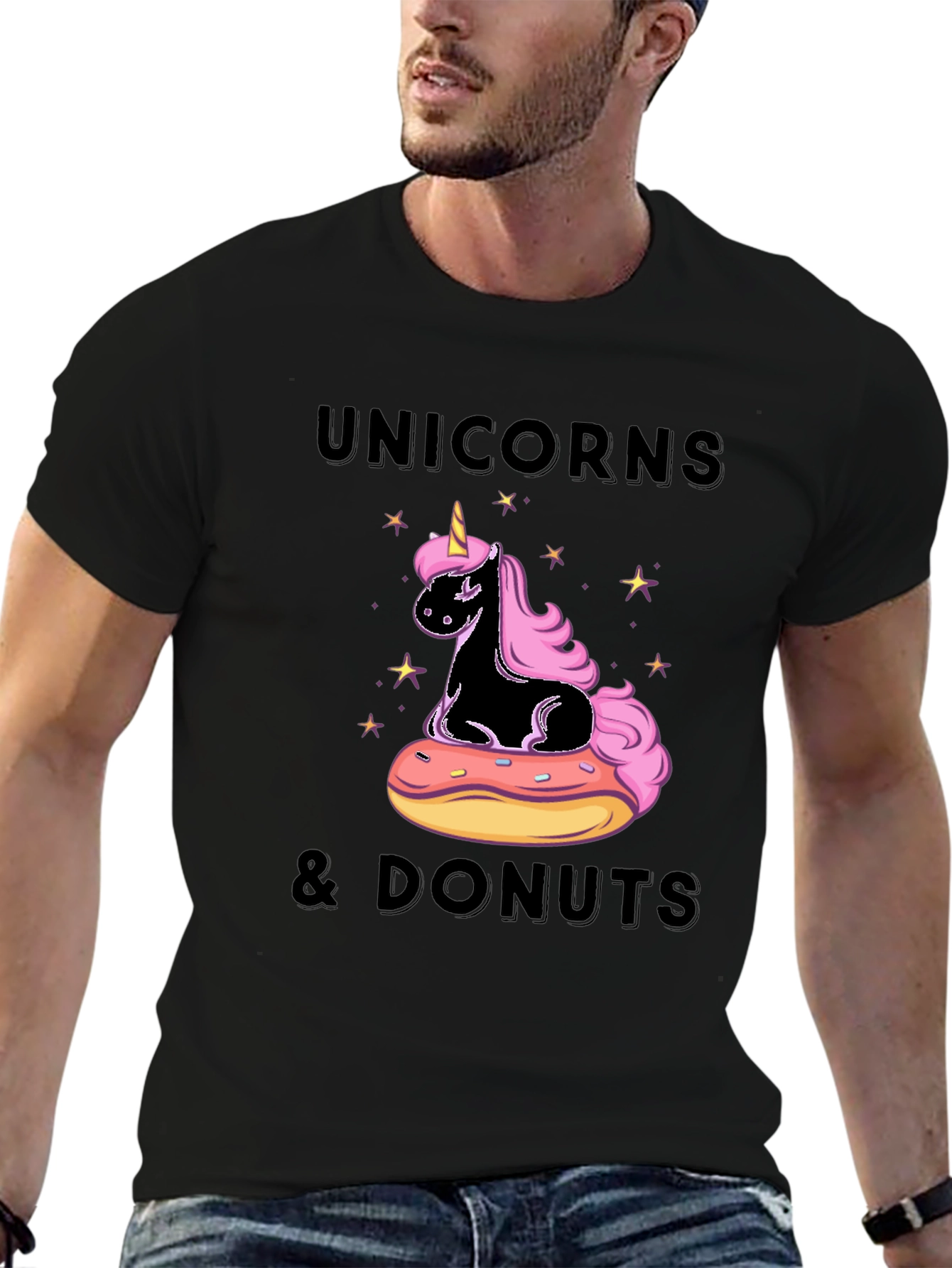 Unicorns & Donuts Graphic T-Shirt
