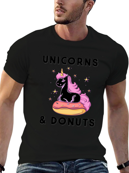Unicorns & Donuts Graphic T-Shirt