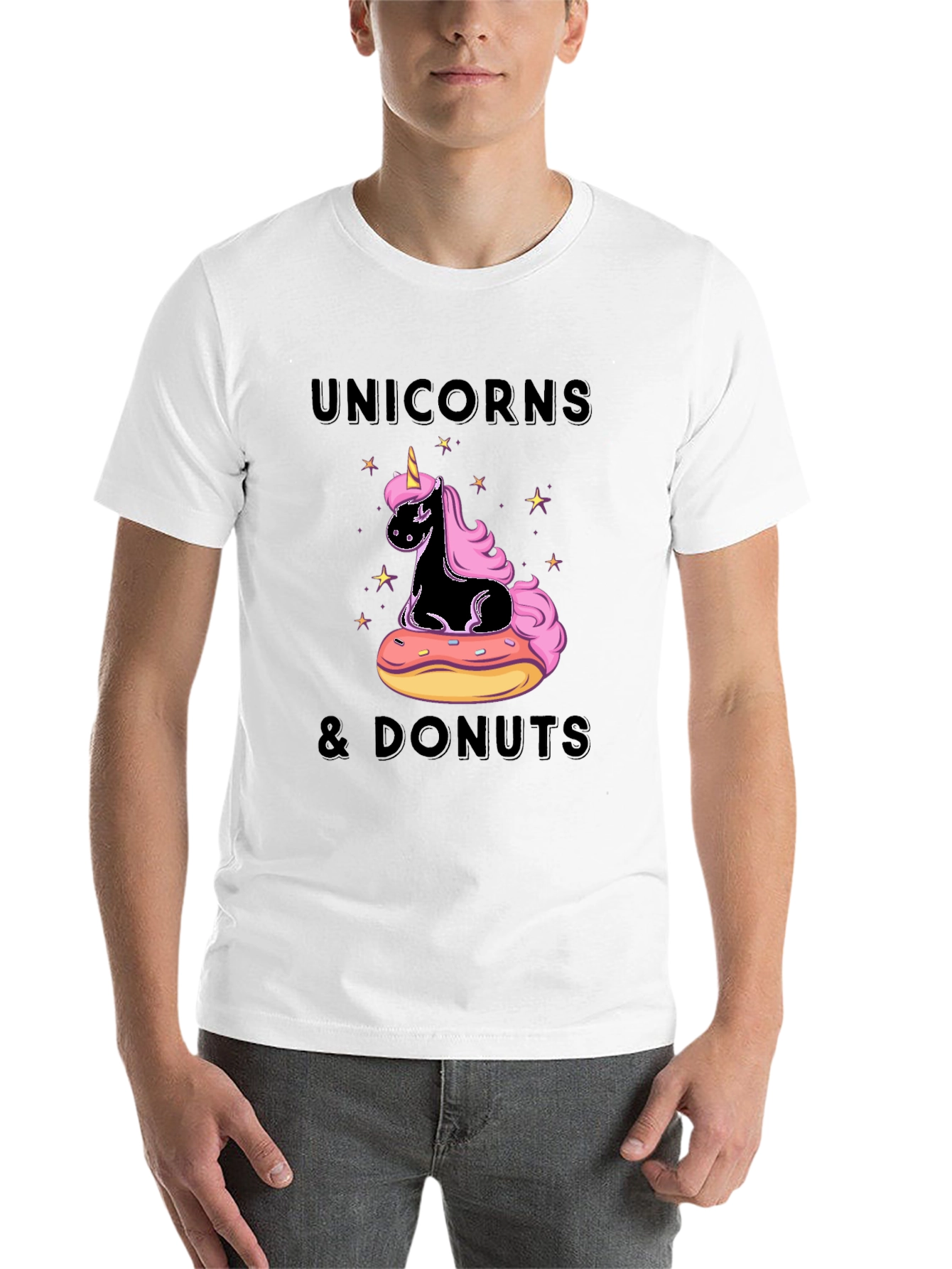 Unicorns & Donuts Graphic T-Shirt