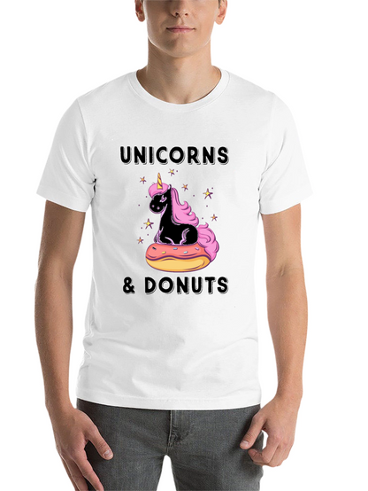 Unicorns & Donuts Graphic T-Shirt
