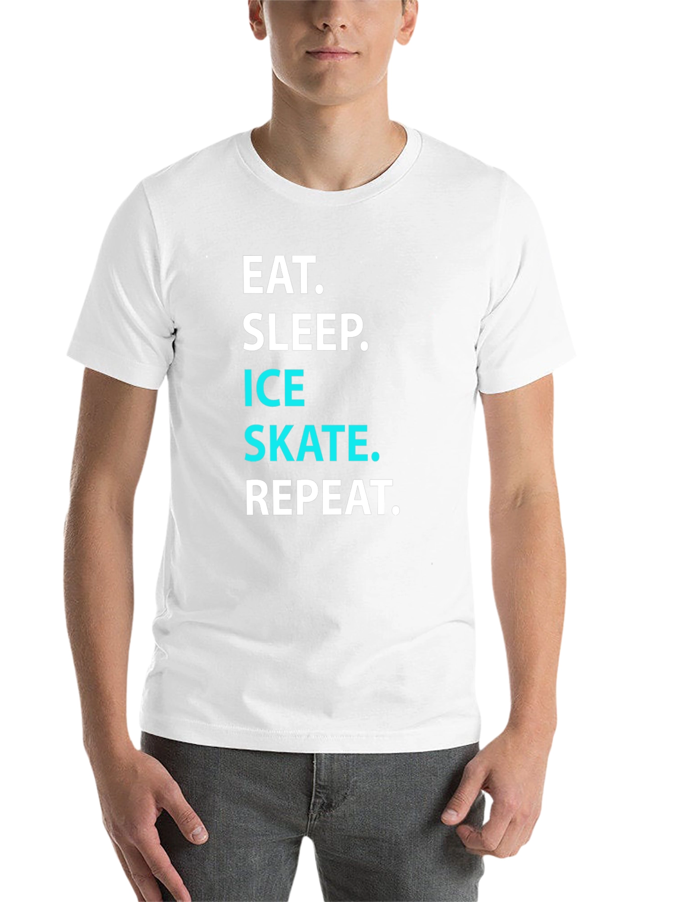 Eat Sleep Ice Skate Repeat T-Shirt