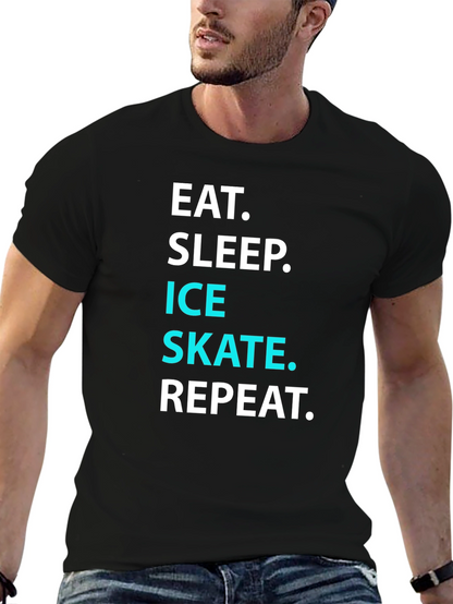Eat Sleep Ice Skate Repeat T-Shirt