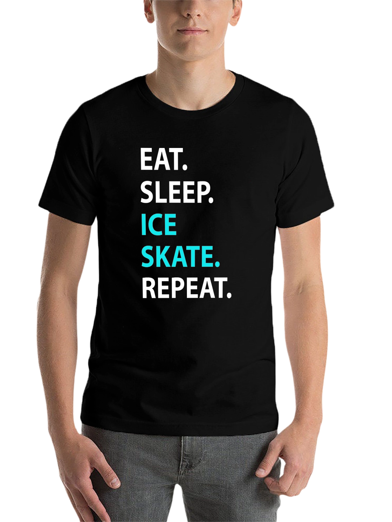 Eat Sleep Ice Skate Repeat T-Shirt
