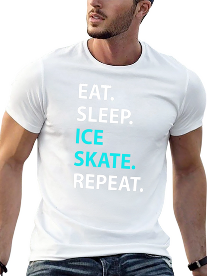 Eat Sleep Ice Skate Repeat T-Shirt
