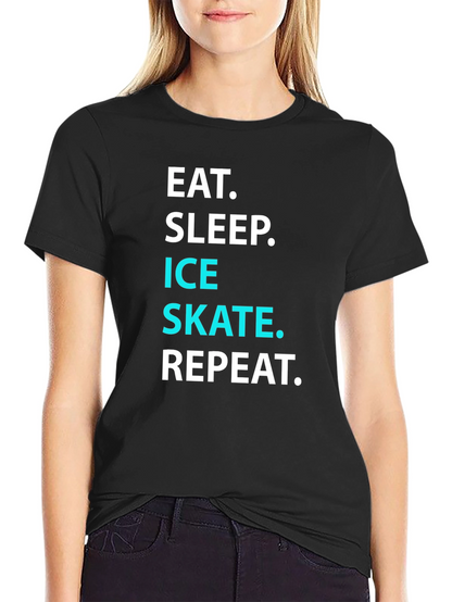 Eat Sleep Ice Skate Repeat T-Shirt