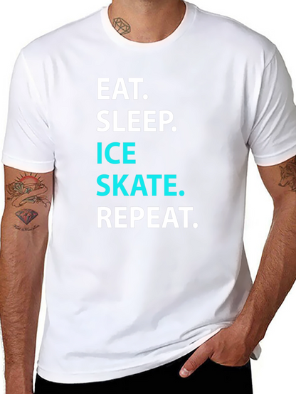 Eat Sleep Ice Skate Repeat T-Shirt