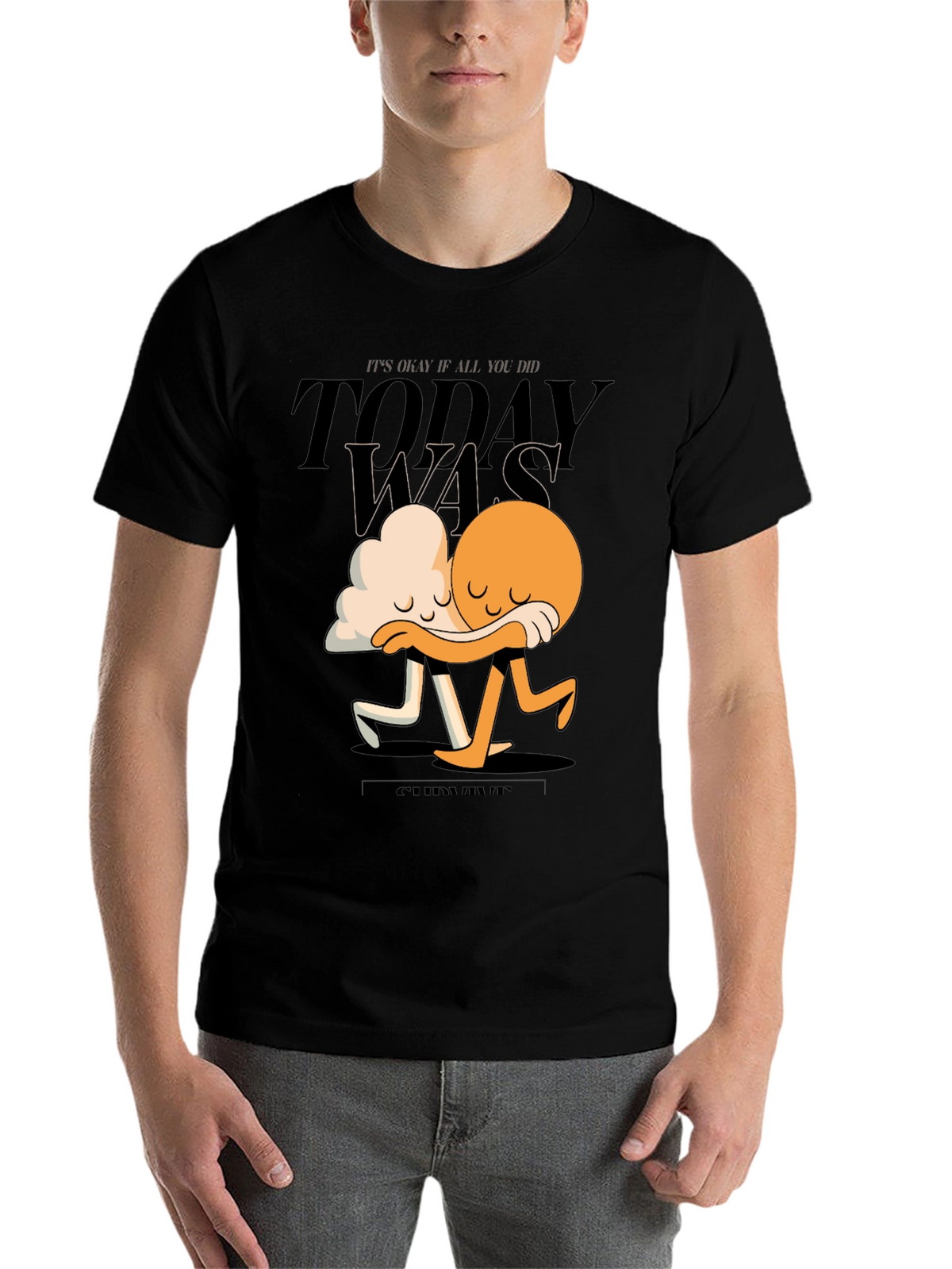 Comforting Cloud and Sun Graphic Tee
