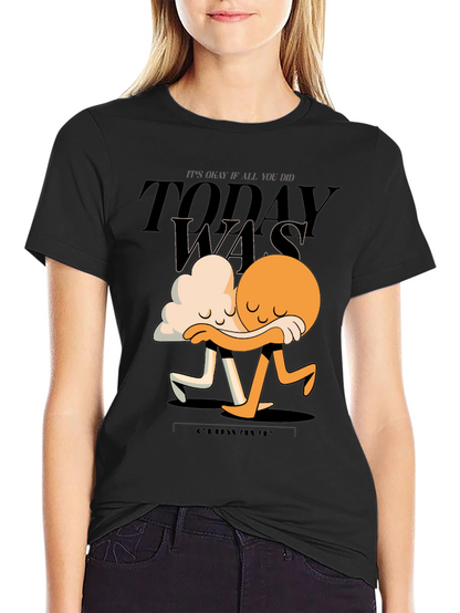 Comforting Cloud and Sun Graphic Tee