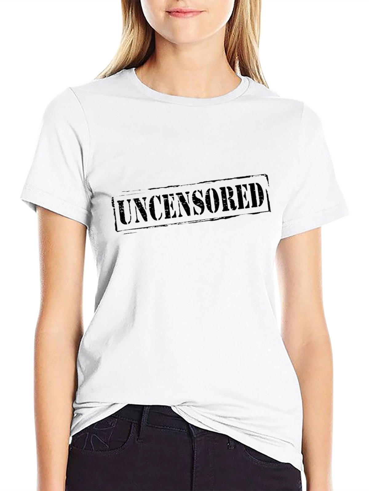 Uncensored Graphic Tee - Bold Statement T-Shirt