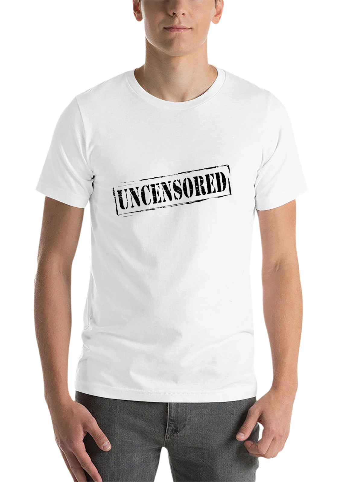 Uncensored Graphic Tee - Bold Statement T-Shirt