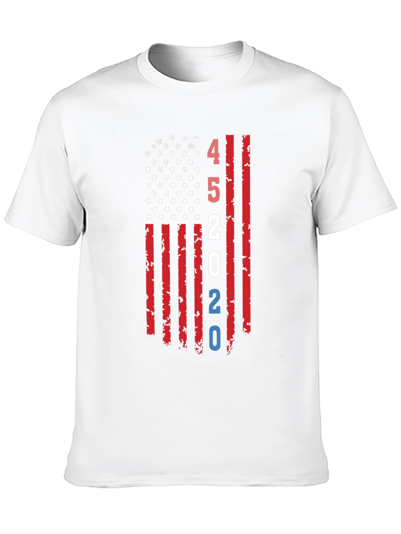 45 2020 American Flag Graphic T-Shirt