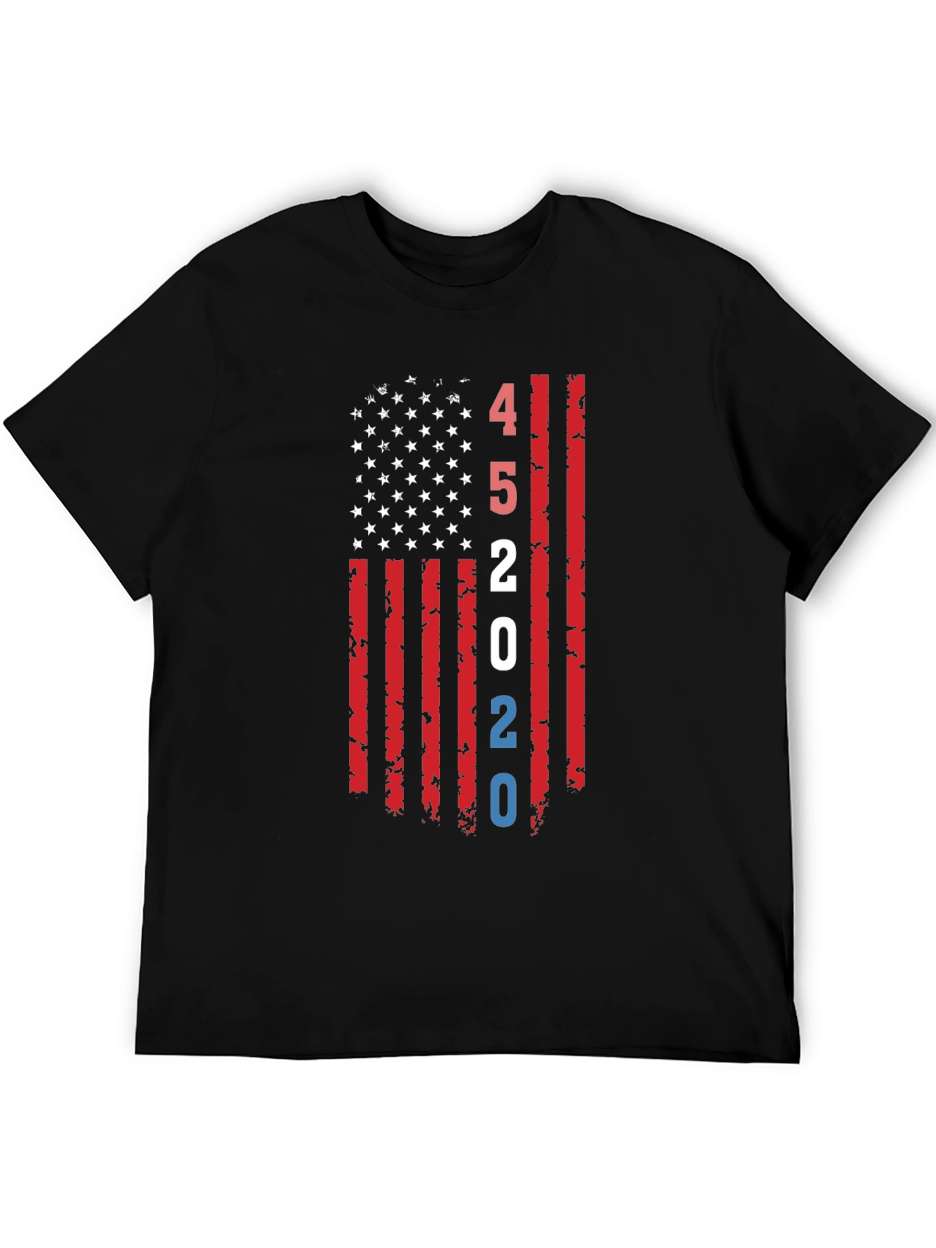 45 2020 American Flag Graphic T-Shirt