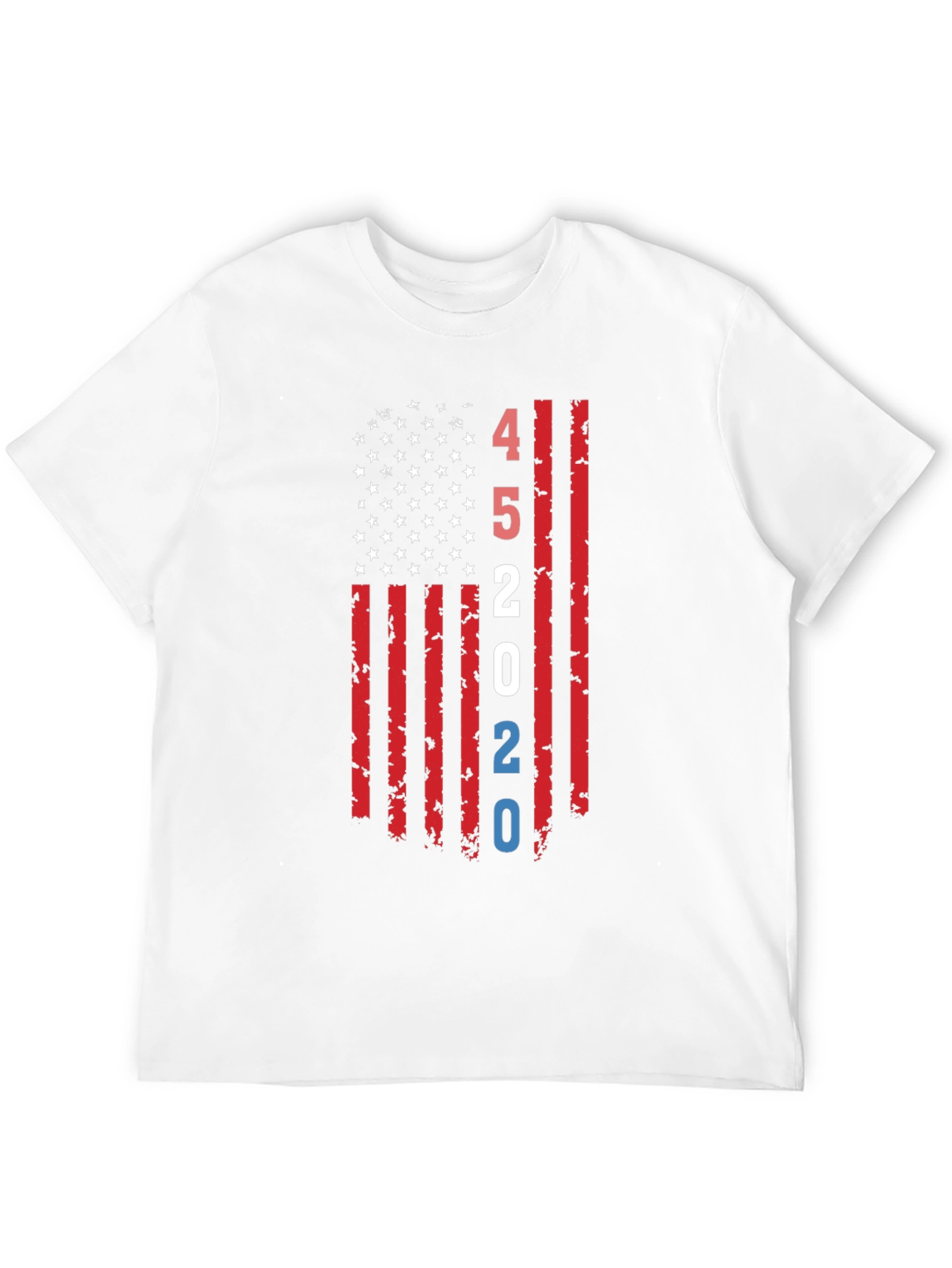 45 2020 American Flag Graphic T-Shirt