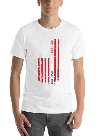 45 2020 American Flag Graphic T-Shirt