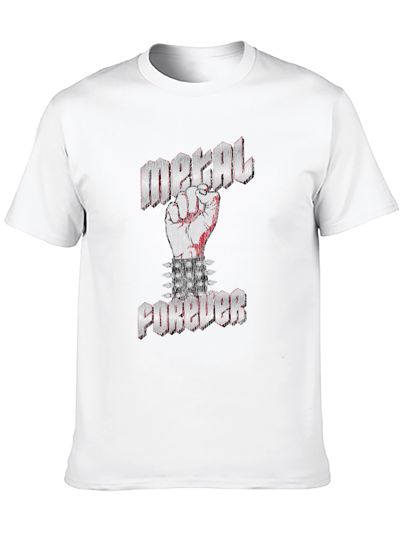 Metal Forever Black Graphic T-Shirt