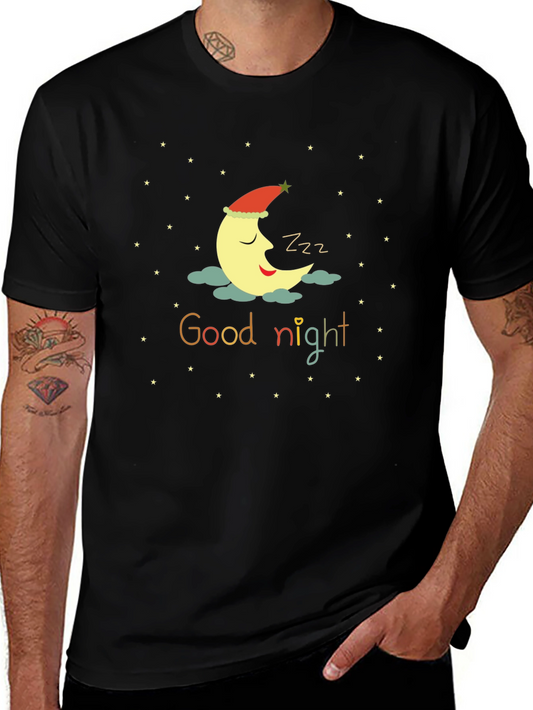 Good Night Moon T-Shirt - Sleepy Crescent Tee