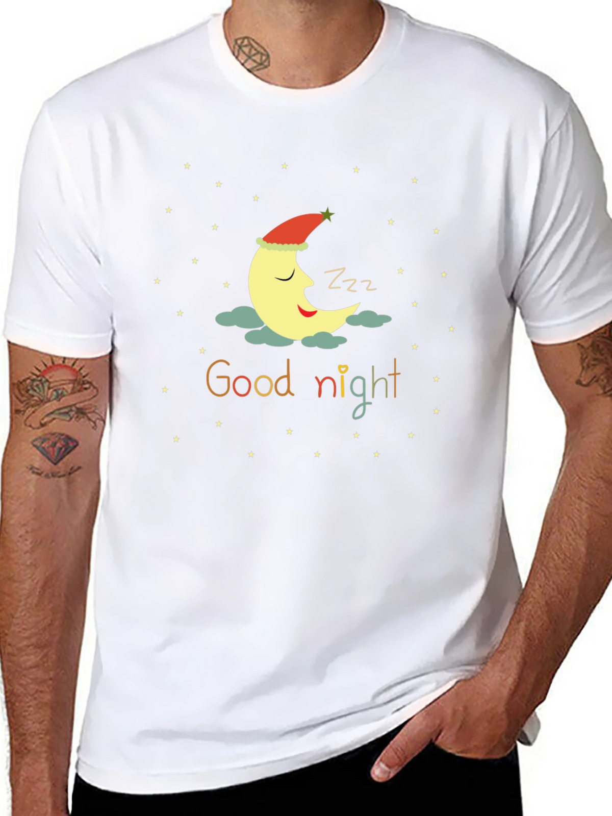 Good Night Moon T-Shirt - Sleepy Crescent Tee