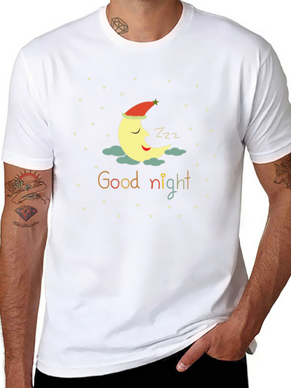 Good Night Moon T-Shirt - Sleepy Crescent Tee