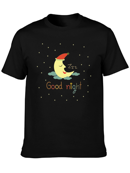 Good Night Moon T-Shirt - Sleepy Crescent Tee